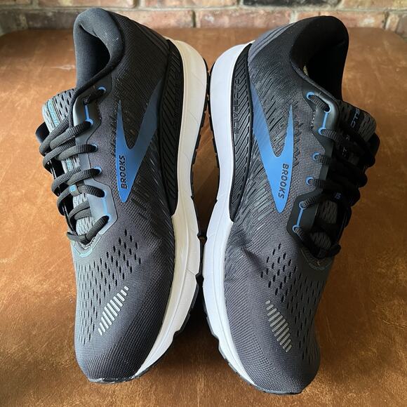 Brooks Addiction GTS 15 Supportive Men’s 15 2E Black Blue Running Shoes Sneakers main image 14